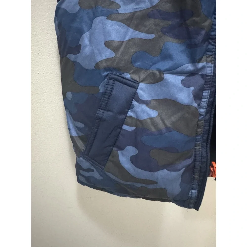 Gap Kids Boys‎ Reversible Puffer Best Blue Camo Size Small